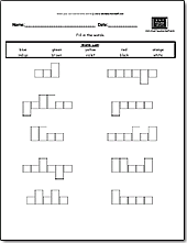 word shapes 